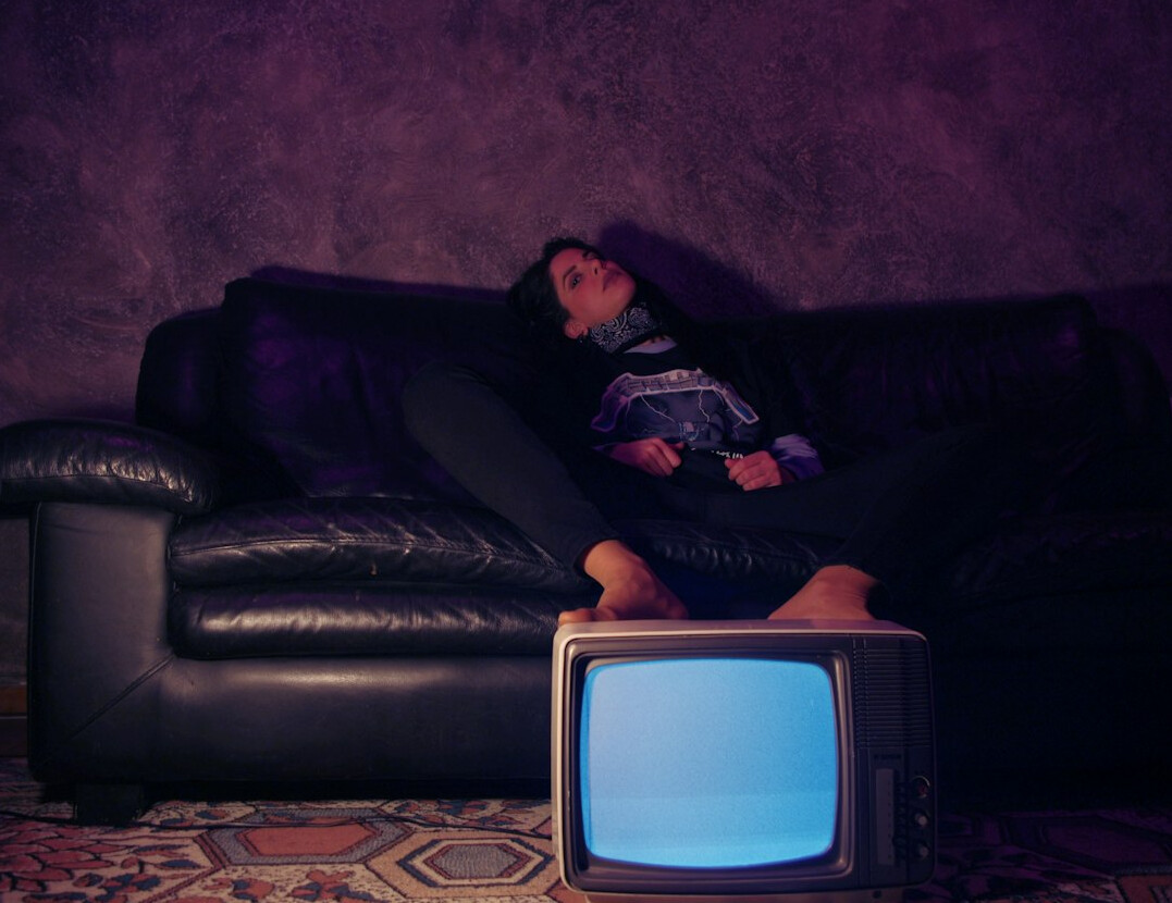 retro tv watching